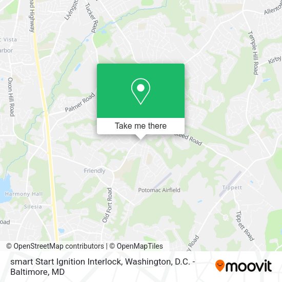 smart Start Ignition Interlock map
