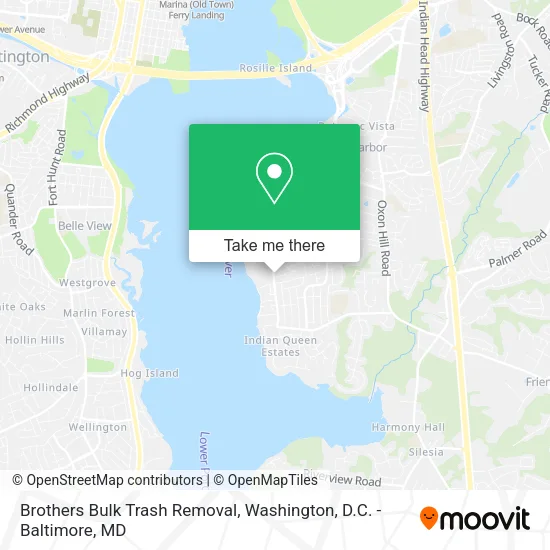 Brothers Bulk Trash Removal map
