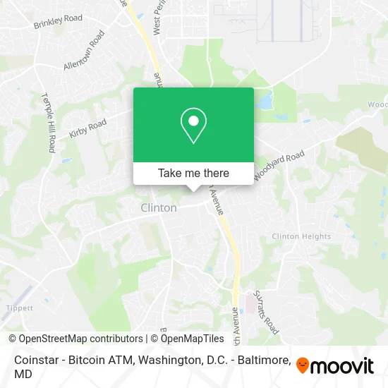 Coinstar - Bitcoin ATM map