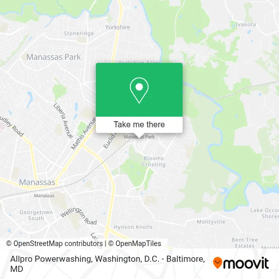 Allpro Powerwashing map