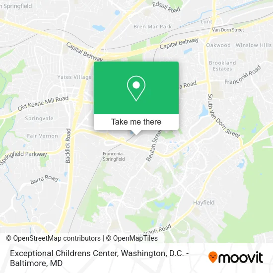 Exceptional Childrens Center map