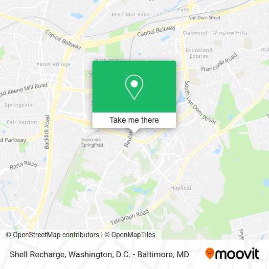 Shell Recharge map