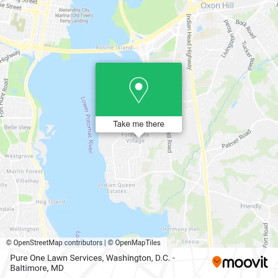 Pure One Lawn Services map