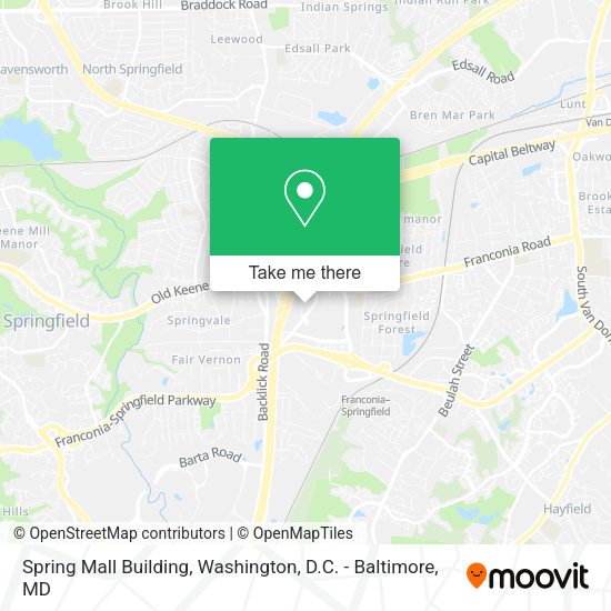 Spring Mall Building map