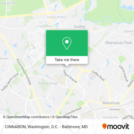 CINNABON map