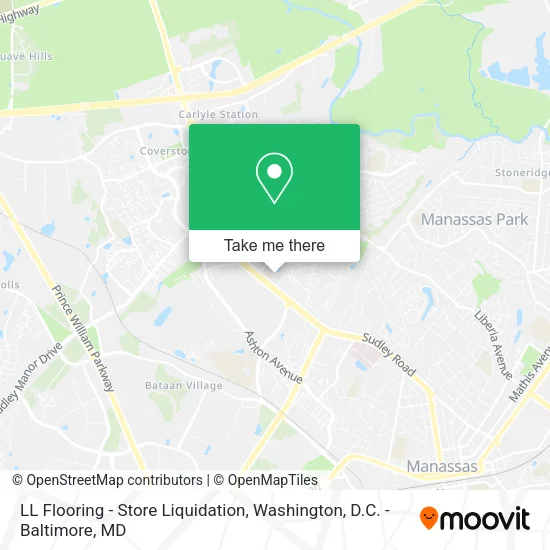 LL Flooring - Store Liquidation map