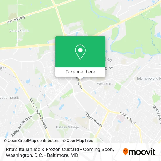 Rita's Italian Ice & Frozen Custard - Coming Soon map