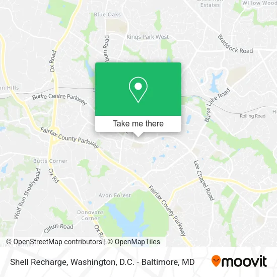 Shell Recharge map