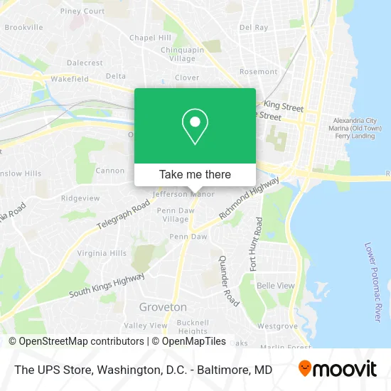 Mapa de The UPS Store