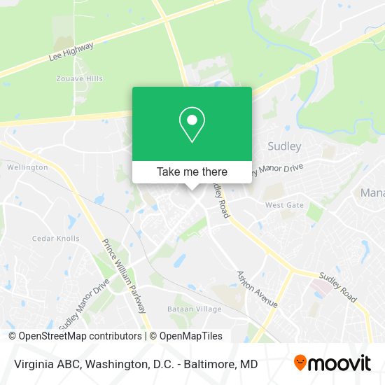 Virginia ABC map