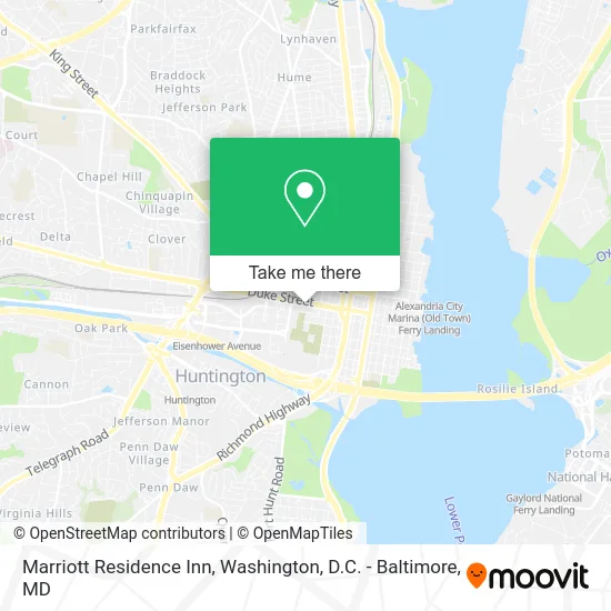Marriott Residence Inn map