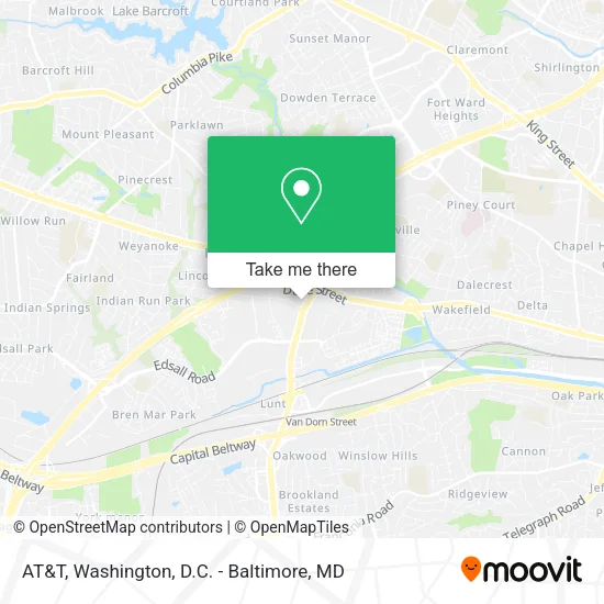 AT&T map