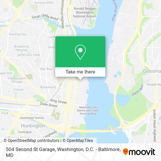 504 Second St Garage map