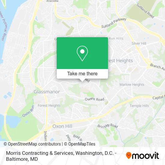 Morris Contracting & Services map