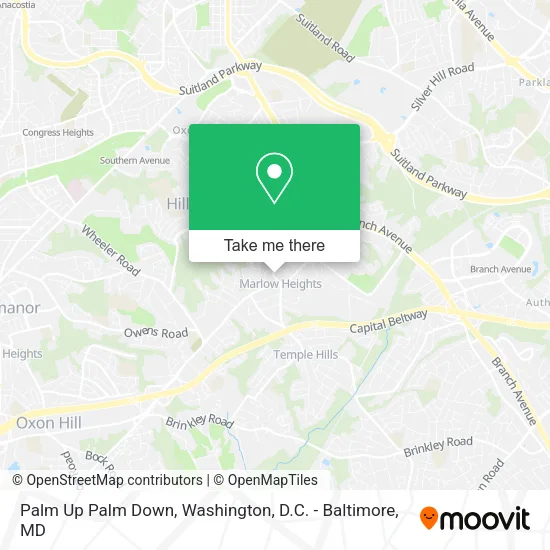 Palm Up Palm Down map