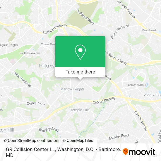 Mapa de GR Collision Center LL