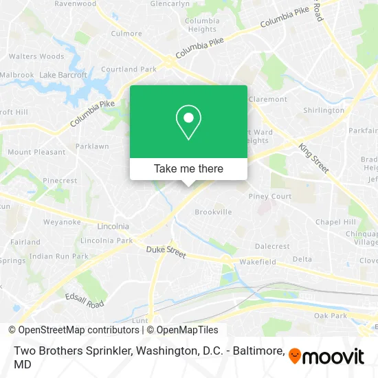 Two Brothers Sprinkler map