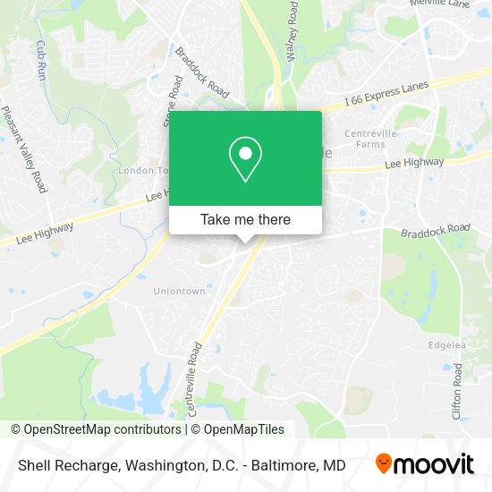 Shell Recharge map