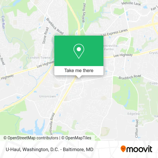 U-Haul map
