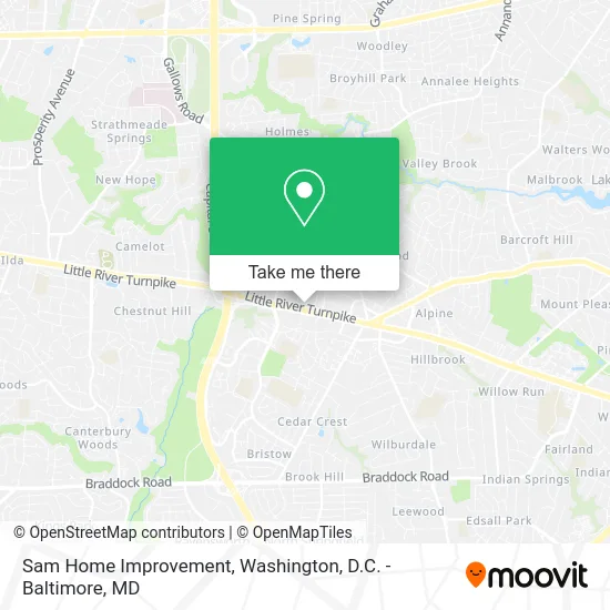 Sam Home Improvement map