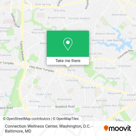 Connection Wellness Center map