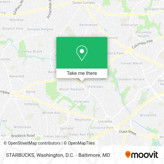 STARBUCKS map