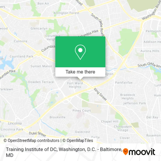 Training Institute of DC map