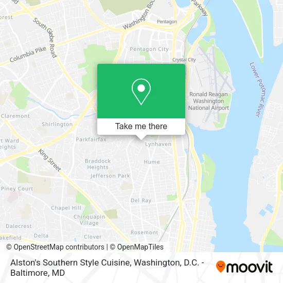 Mapa de Alston's Southern Style Cuisine