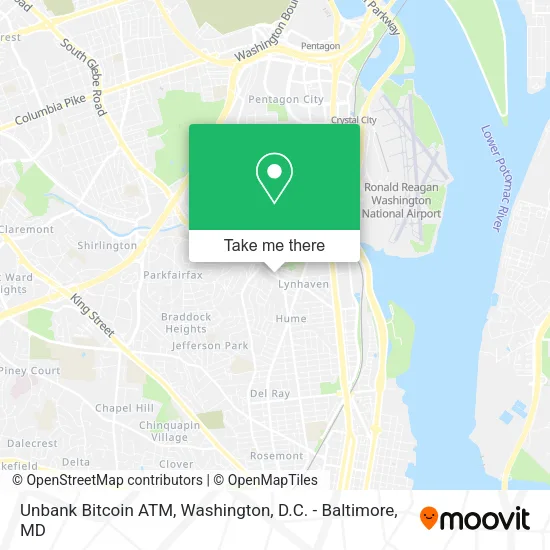 Mapa de Unbank Bitcoin ATM