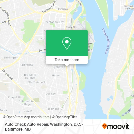 Auto Check Auto Repair map