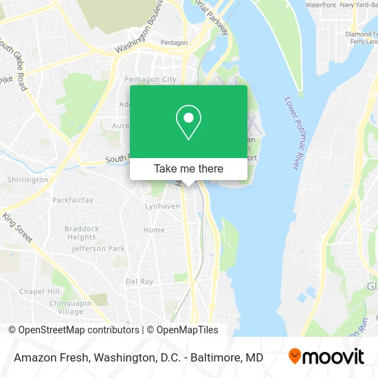 Amazon Fresh map