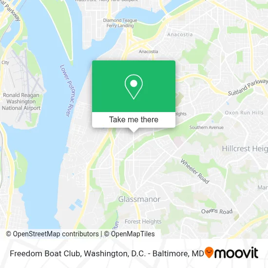 Freedom Boat Club map