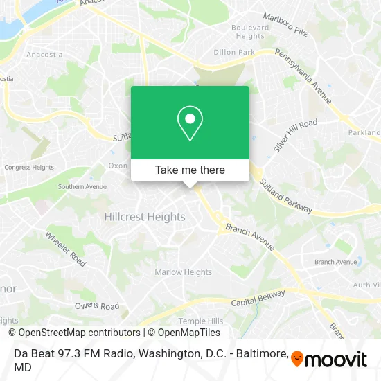 Da Beat 97.3 FM Radio map