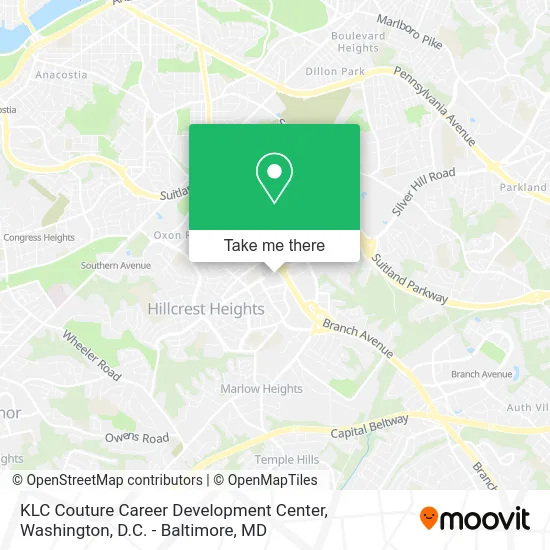 KLC Couture Career Development Center map