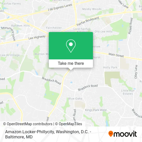 Amazon Locker-Phillycity map