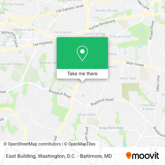 East Building map