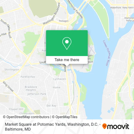 Market Square at Potomac Yards map