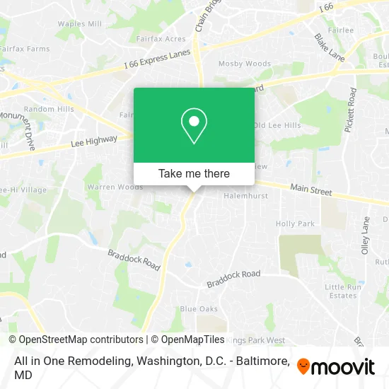 All in One Remodeling map