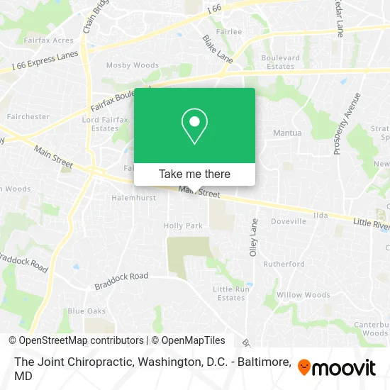 The Joint Chiropractic map