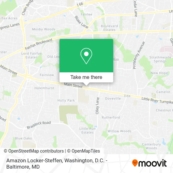 Amazon Locker-Steffen map