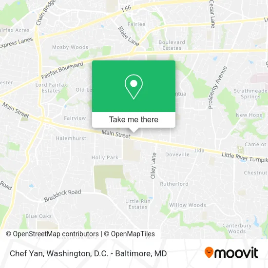 Chef Yan map