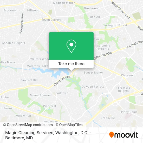 Magic Cleaning Services map