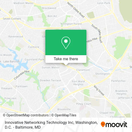 Mapa de Innovative Networking Technology Inc