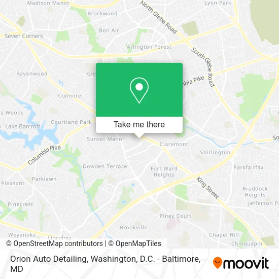 Orion Auto Detailing map