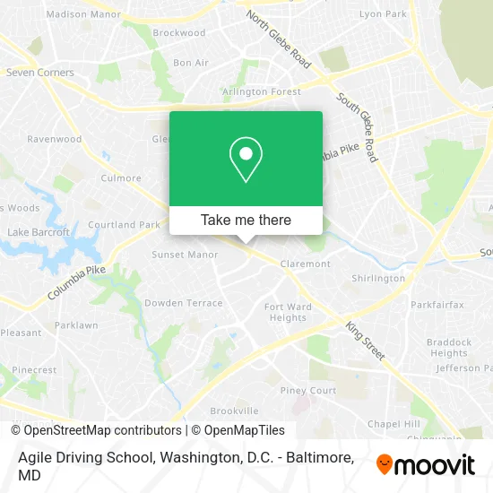 Mapa de Agile Driving School