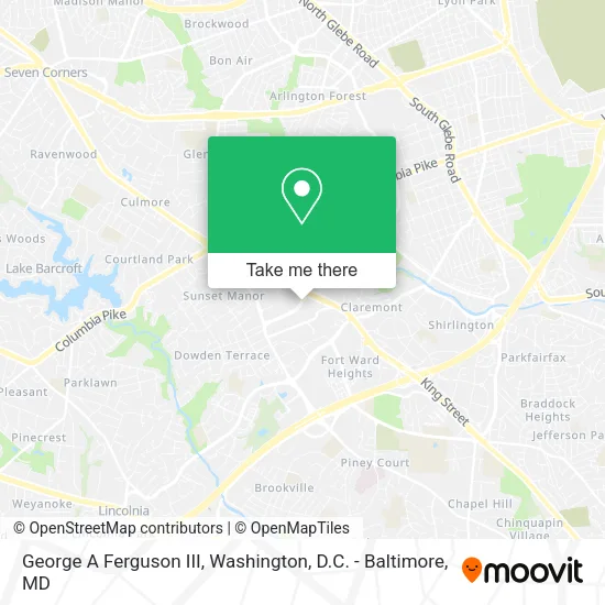 Mapa de George A Ferguson III