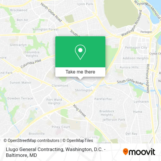 Llugo General Contracting map