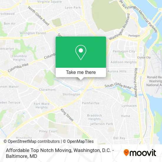 Affordable Top Notch Moving map