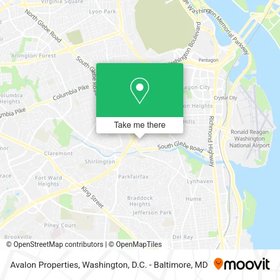 Mapa de Avalon Properties