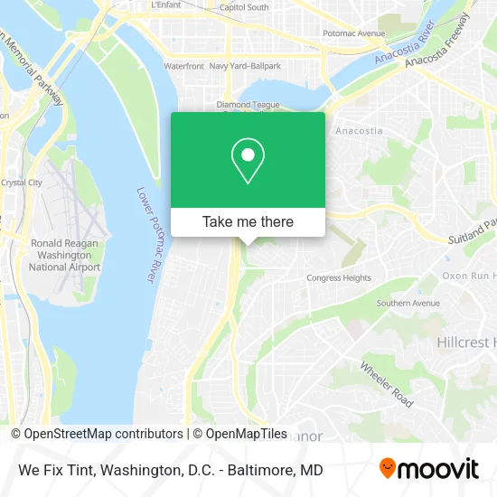 Mapa de We Fix Tint